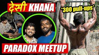 Pull ups Workout | Desi Diet | Paradox Meet Up | Ankit Baiyanpuria Vlogs