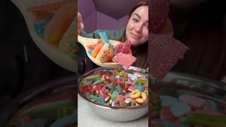 Candy salad! #foodie #shorts #eating #candy #sweets #sour