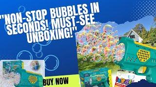 Unboxing the Ultimate Electric Bubble Machine Toy | Non-Stop Bubble Fun!