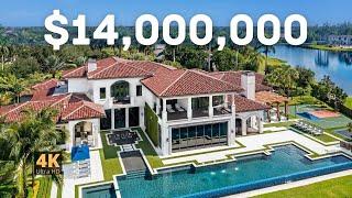 TOUR: $14,000,000 LAKEFRONT MANSION | Secret Lives of the Super Rich