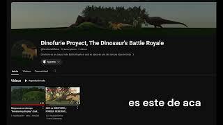 Anuncio del canal oficial de Dinofurie (link en la desc)