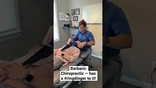 Chiropractic CRACK pulls her head off - she gone! #shorts
