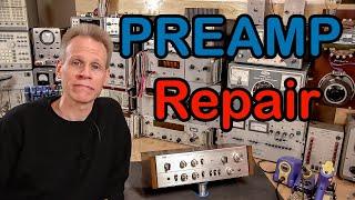 LUXMAN Preamplifier Repair - The LUXKIT A3300 Preamp