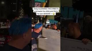 Vitaly CLEANING THE STREETS and made the child pred think he just won $69K #vitaly #kick #predator