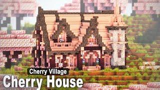 Minecraft: How to build a Cherry House | Cherry Village p.1
