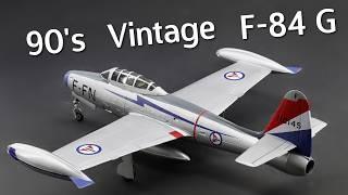 Vintage Build! Heller F-84G Thunderjet Plastic Model Kit in 1/72 Scale - Build & Review