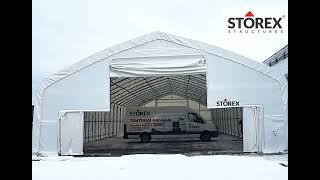 Storage Tent EURO Gates Modification for Wide Entrance by Storex