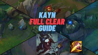 FASTEST KAYN FULL CLEAR GUIDE (RED & BLUE START) | Patch 12.12