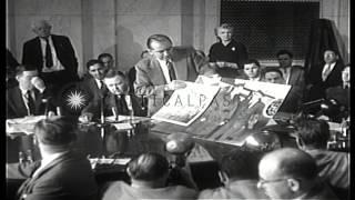 The Army-McCarthy hearings by US Senate Subcommittee on Investigations on accusat...HD Stock Footage