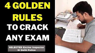 Rules To CRACK Any Competitive Exam | You Will Never Fail in Any Exam If You Follow This