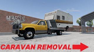 BeamNG.drive Freeroam: West Coast, USA - Caravan Removal