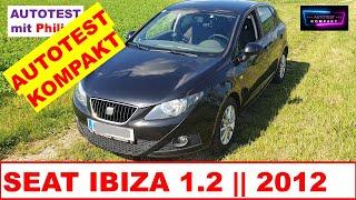 AUTOTEST KOMPAKT || SEAT IBIZA IV, 1.2L, Typ: 6J