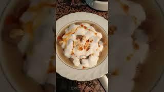 Traditional Kurdish Dish Kurt Koftesi/Fellah Koftesi Bulgur balls with Garlic Yogurt Sauce