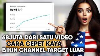 Cara Bikin Channel Target Luar Negeri Tanpa Ubah IP ADDRESS - Tutorial Youtuber Pemula