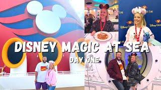 DISNEY MAGIC AT SEA STAYCATION CRUISE | DAY ONE | EMBARKATION DAY & ANIMATORS PALATE RESTAURANT