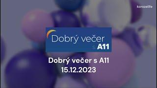 TV A11|Dobrý večer s A11 intro and studio