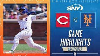 Daniel Vogelbach's pinch-hit double help's Mets top Reds | Mets Highlights | SNY