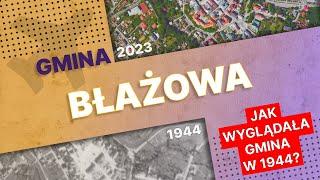 Błażowa: Porównanie zdjęć lotniczych z przeszłością