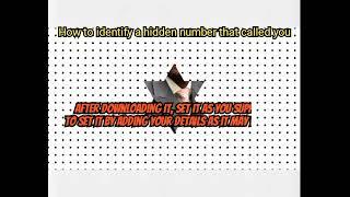 how to identify a hidden number that called you | step by step guide