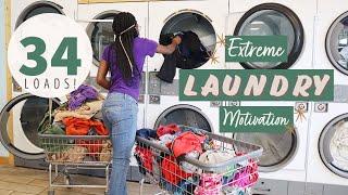 34 LOADS of Laundry in 1 DAY  | LAUNDRY MOTIVATION | GET IT ALL DONE | LAUNDRY DAY