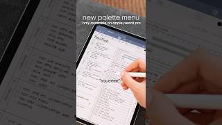 ️ Apple Pencil Pro in Goodnotes 6 | #applepencilpro #goodnotes