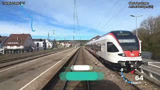 Cabview IC: Singen (Hohentwiel) - Stuttgart Vaihingen | TrainPilot Jay©