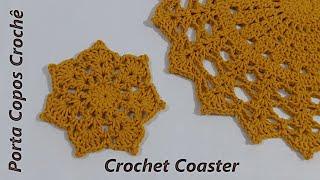 Porta Copos de Crochê Pôr do Sol / How to Crochet a Coaster