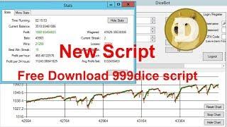 New 999dice scripts - Dicebot script V6 - Free download - Climbing strat