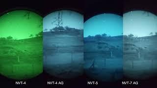 NVT4, NVT-4-AG, NVT-5, and NVT-7-AG side by side comparison