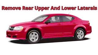 How To Remove The Rear Upper And Lower Laterals And Control Arms In A Dodge Avenger. #dodge