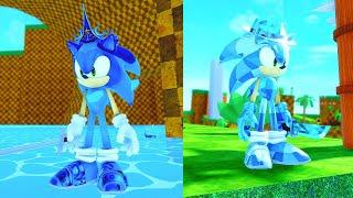 How to get ICE KING SONIC and SPARKLE TIME SONIC in Find the Sonic Morphs for Roblox