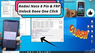 Redmi Note 8 Pattern & Pin & FRP Unlock UMT 1000% Done in One Click / Note 8 FRP lock Remove Done