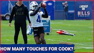 Buffalo Bills Training Camp: How much volume for James Cook & Dalton Kincaid in 2023?