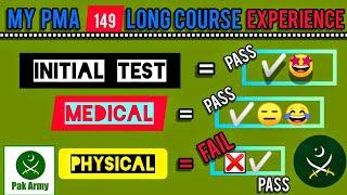 My PMA 149 Long course Experience|initial test|medical|physical test|Nite Begins