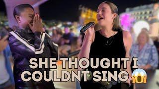 ‘Look be What HAPPENED when She Thought I Couldn’t Sing’ - Adele Someone Like You Allie Sherlock.