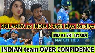 INDIA Vs SRILANKA What a Thriller Game of Crircket MATCH TIED HOGAYA  Pakistan Public Reaction