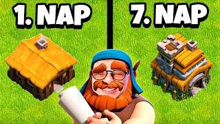 7 Napig Játszottam Egy ÚJ Clash Of Clans Karakteren!