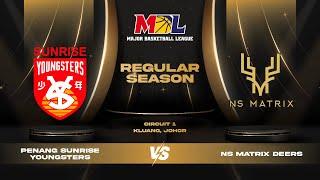 [ENG] MBL Regular Season 2024 | G1 | Penang Sunrise Youngsters vs NS Matrix Deers