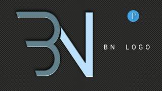 HOW TO MAKE LETTER BN LOGO DESIGN IN PIXELLAB | MOBILE EDIT | Faizy Nhidz