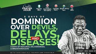 RECEIVING THE GRACE TO CROSSOVER DELAY & BARRIER | PROPHETIC PRAYER HOUR WITH REV SAM OYE [DAY 1276]
