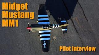 Gorgeous Midget Mustang Experimental Plane - Pilot Interview and custom-built touches!