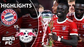 Bayern Munich DEFEATS RB Leipzig to become German Supercup Champs  | Full Highlights | ESPN FC