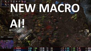 NEW MACRO AI! - miniZerg vs Caninana