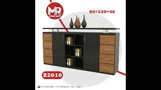 کمد و فایل و ویترین اداری و کتابخانه چوبی مدل Z2010 - مستر صندلی - mr_sandali