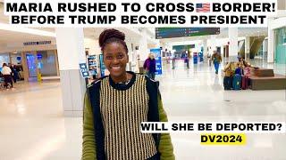 Maria crossed USA border before TRUMP became president | DV2024 | Immigration | Greencard Lottery