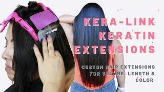 Kera-Link Keratin Hair Extensions [MOST CUSTOMIZABLE HAIR EXTENSIONS FOR VOLUME, LENGTH & COLOR]