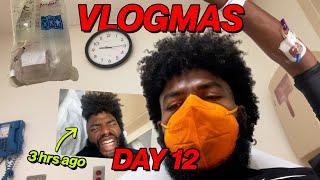 So...I'm in the hospital (the stress got to me) | VLOGMAS DAY 12