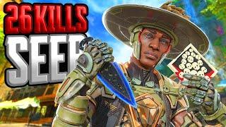 AMAZING Seer 26 KILLS and 5K Damage Apex Legends Gameplay Season 20