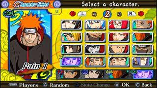 Naruto Ultimate Ninja Heroes 3 - All Ultimate Jutsu [PSP]