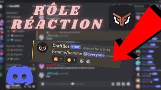 Tuto rôle réaction draftbot - Discord